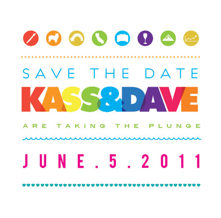 save the date design