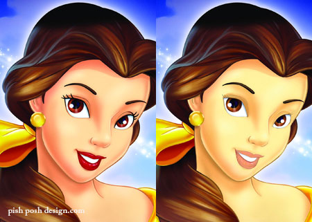belle without makeup